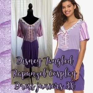 Disney Tangled Ranpunzel cosplay dress 3X